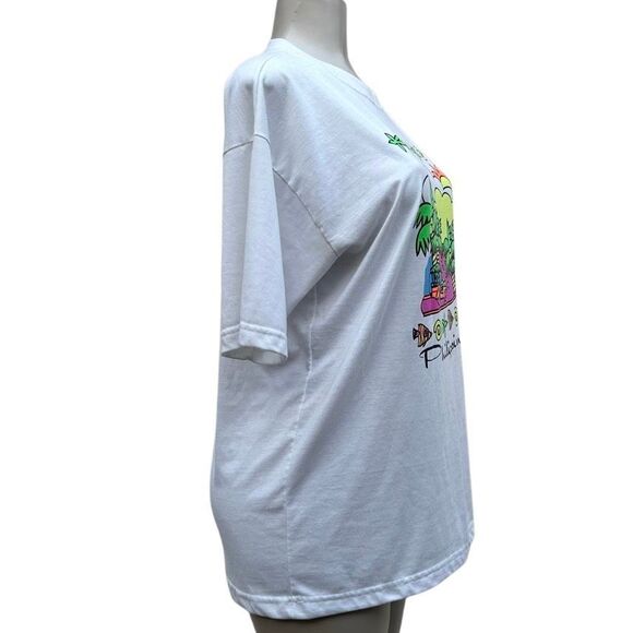 Philippine Crafts Souvenir T-shirt Unisex Small White Summer Tropical Graphics - Picture 6 of 14